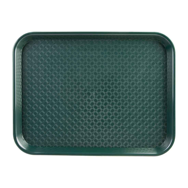 Dienblad Olympia 41.5 x 31 cm Polypropyleen Stapelbaar Groen