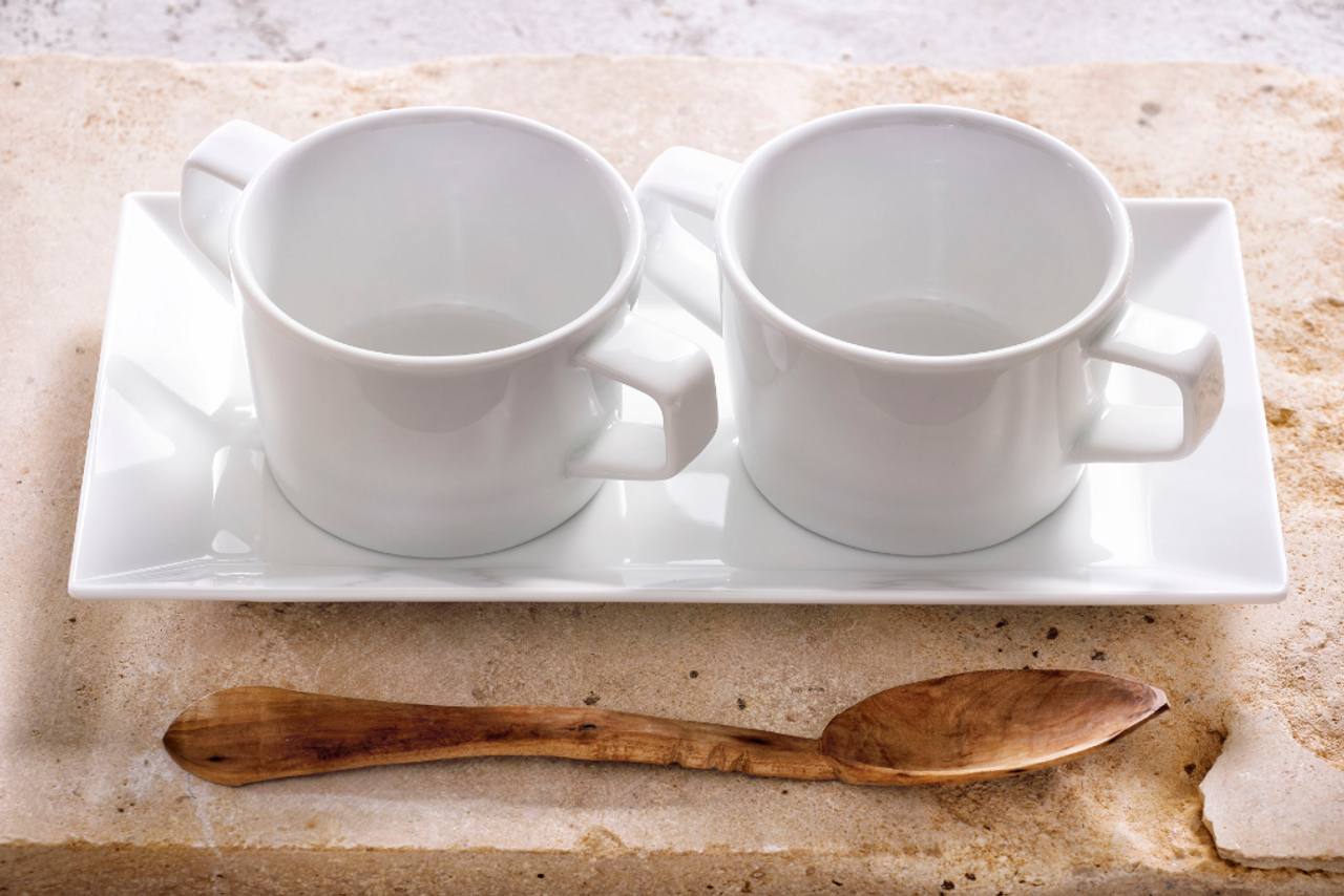 Palmer Schaal White Delight 28.5 x 15 cm Porselein Wit