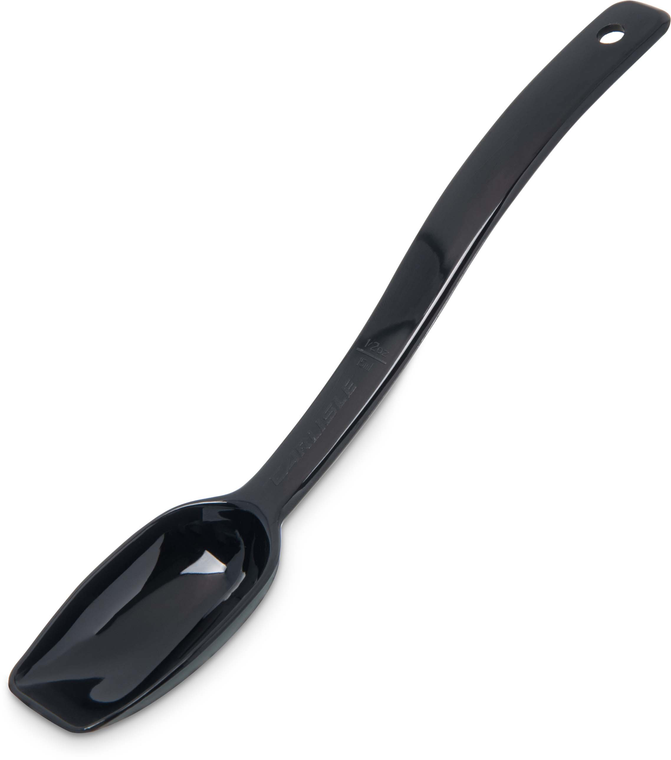 carlisle-serveerlepel-neutraal-20-cm-polycarbonaat-zwart-1-stuk_
