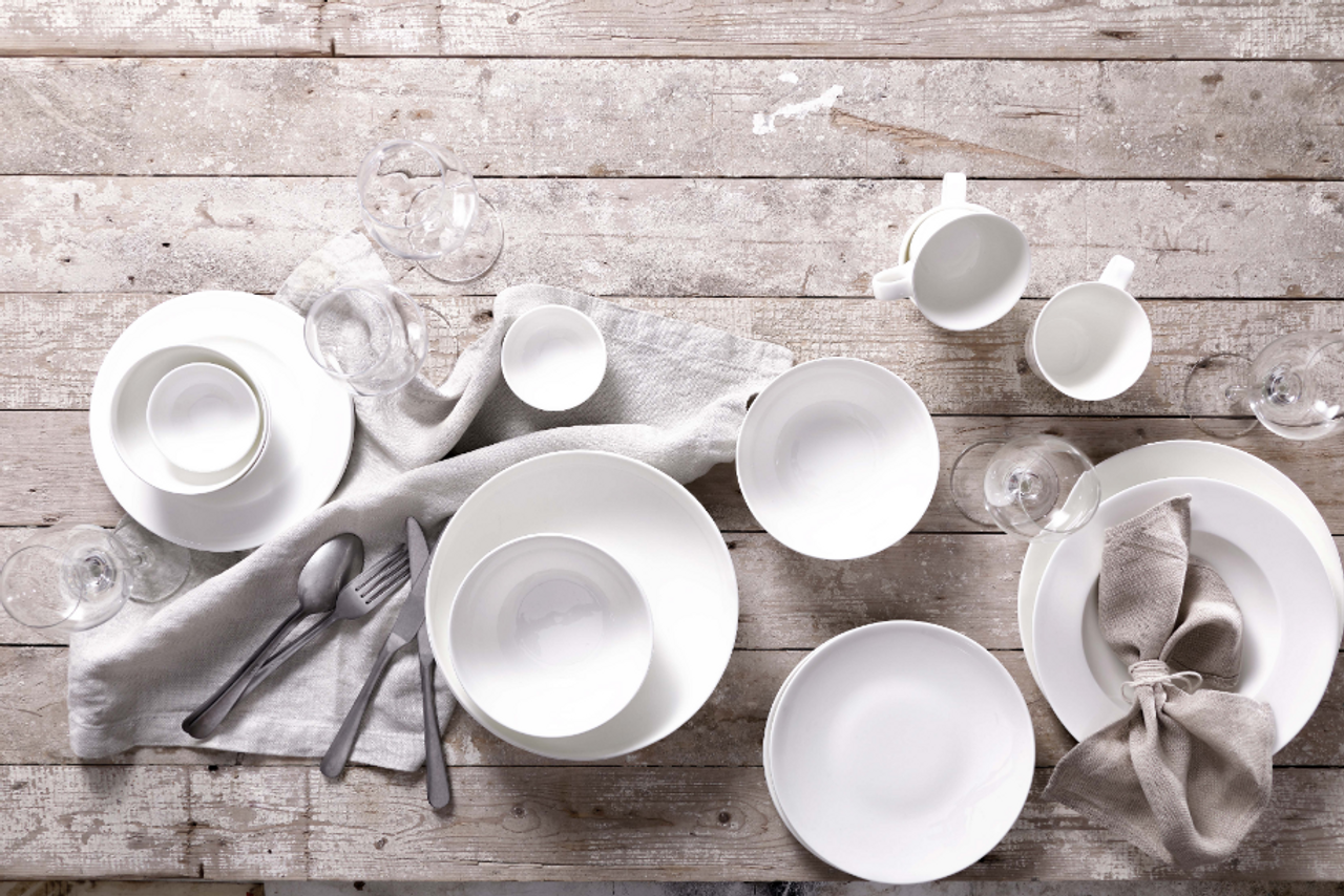 Maastricht Porselein Schaal Blanc De Blancs 11.5 cm 22 cl Offwhite