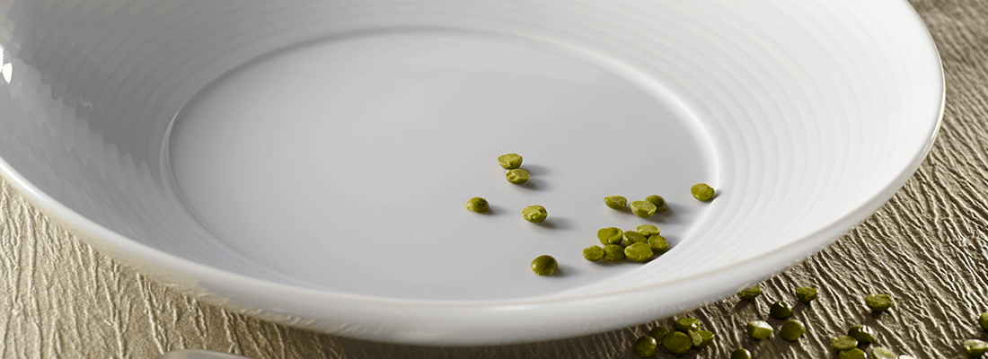 Corby Hall Duo Round Dish | Catalog Number: 010 0236 | Dimensions: 4 1/4 in (11 cm)