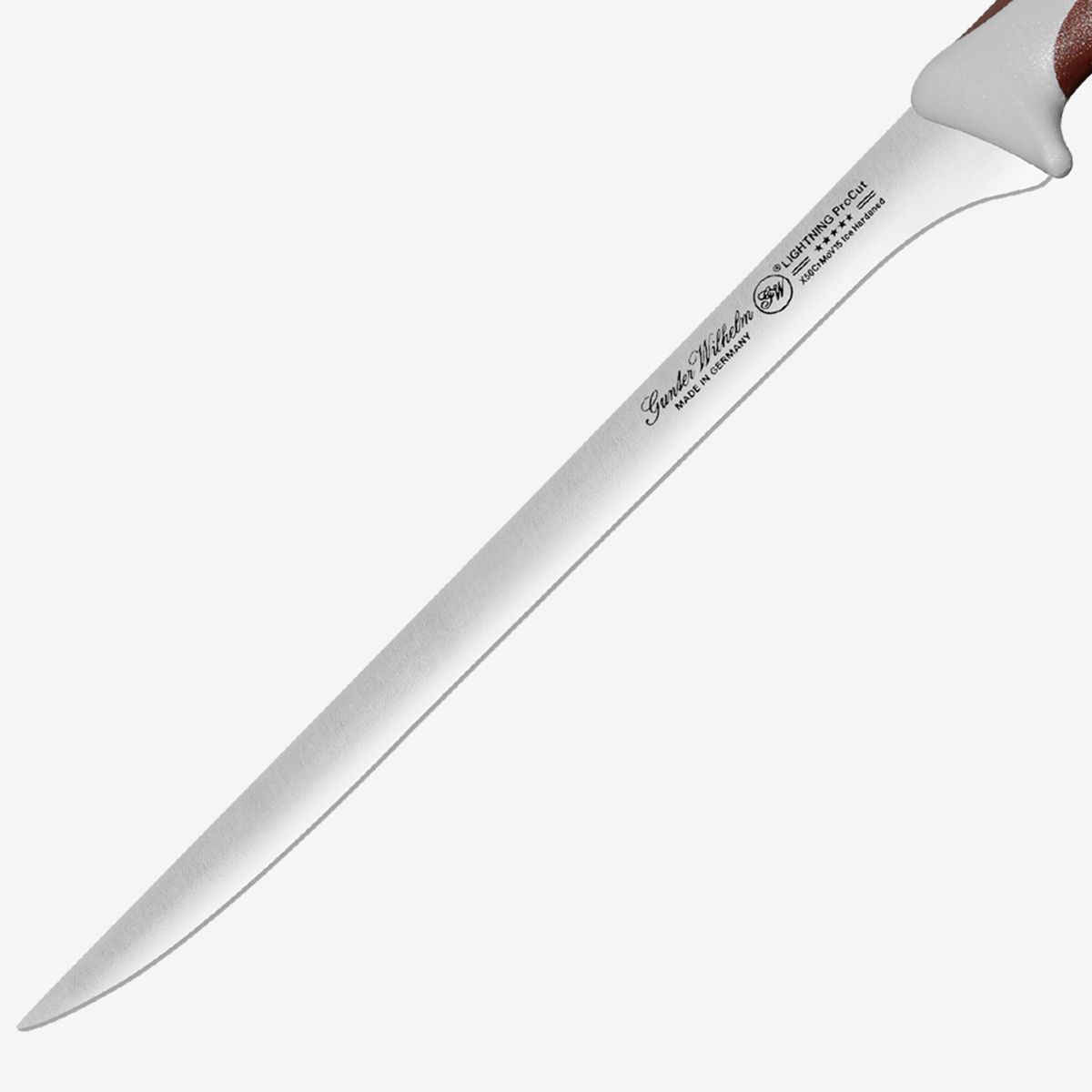 Філейний ніж Gunter Wilhelm Thunder Flex, 10 дюймів | Коричнево-сіра ручка з ABS-пластику Артикул: 10-109-0310 