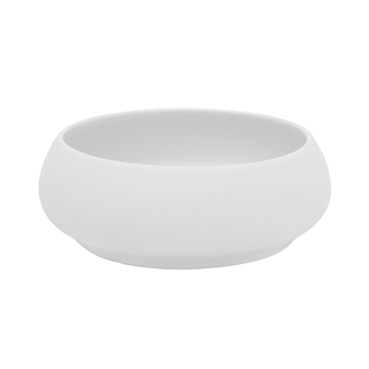 Round Casserole Plate, Deep 7" - 47oz - Sandy/ Satin White 6" 7/8