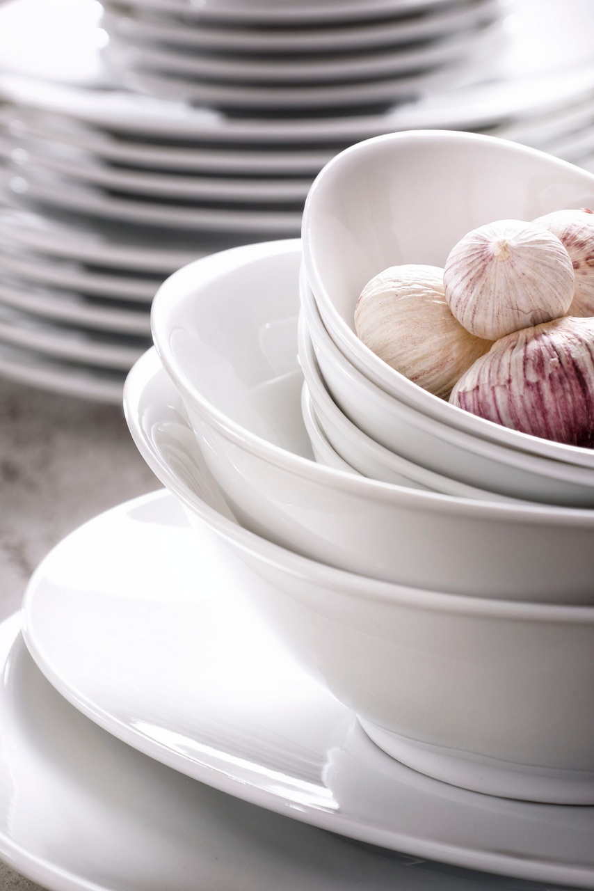 Palmer plate coupe White Delight 27 cm Porcelain White