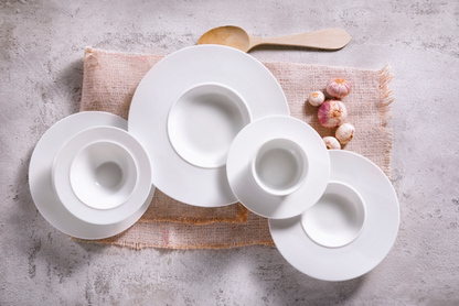 Palmer Pastabord White Delight 30 cm Porselein Wit