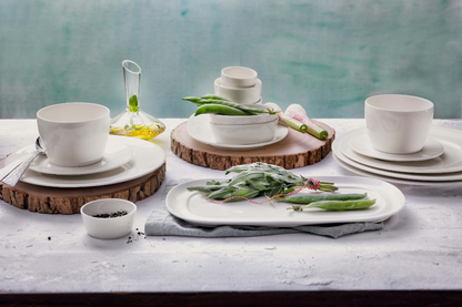 Maastricht Porselein Bord Lux 031 28 cm Offwhite