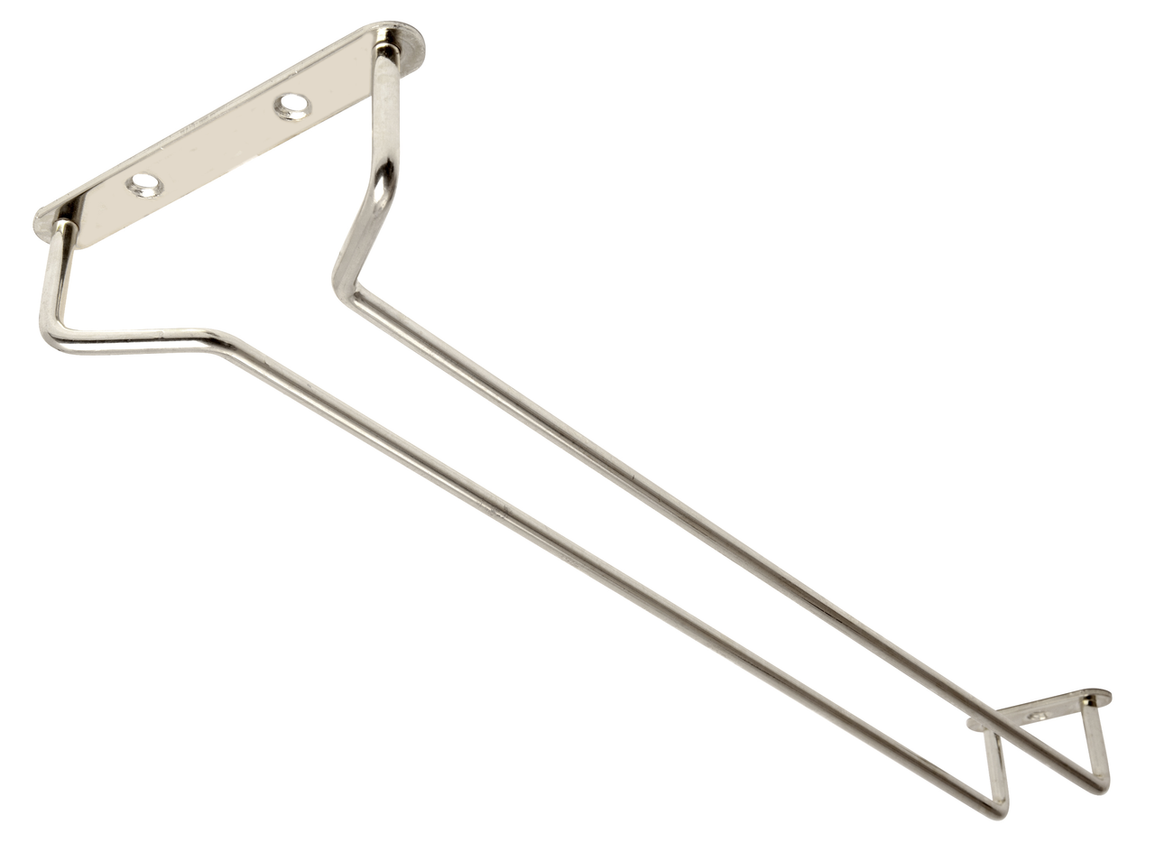 Bar Professional Glazenrek Racks 30 x 11 cm Verchroomd Zilver