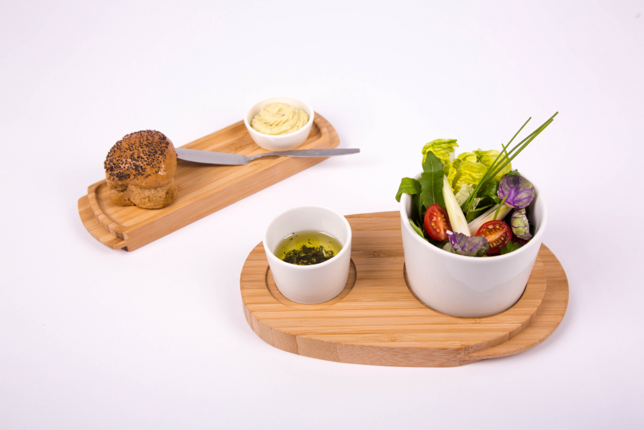 Palmer Plateau Twist&serve 23 x 7 x 2 cm Bamboe Beige