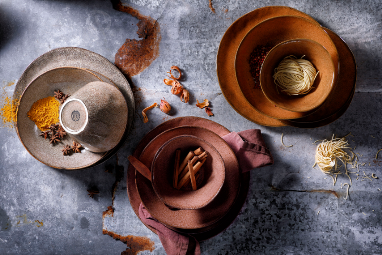 Palmer Schaal Rustique 15 cm 70 cl Stoneware Bruin