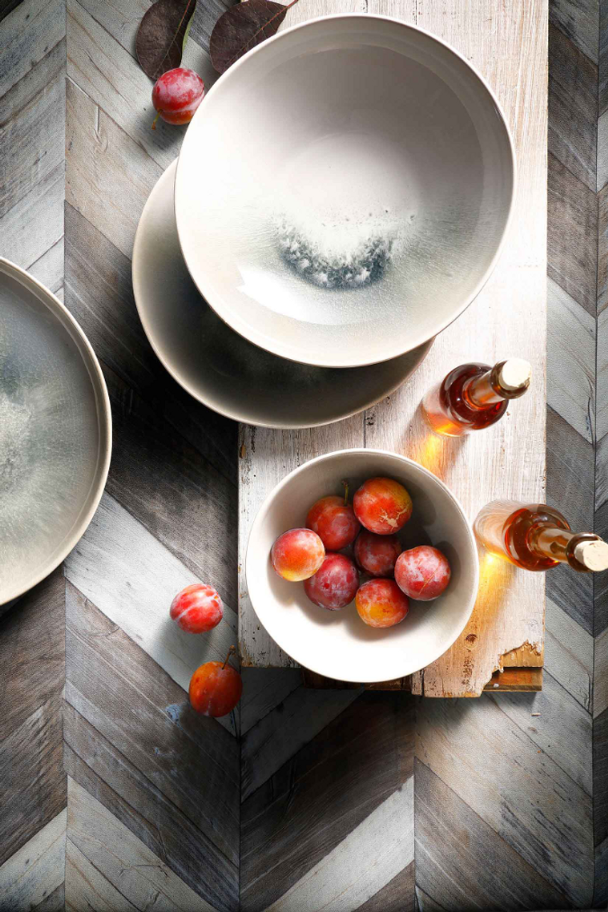 Palmer Bord diep Nordic 22.5 cm Stoneware Wit