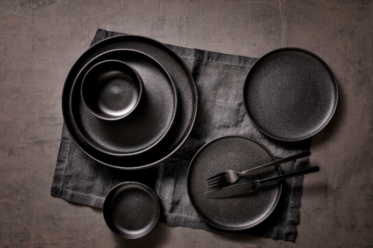 Maastricht Porselein Bowl Universe 15.5 cm Black