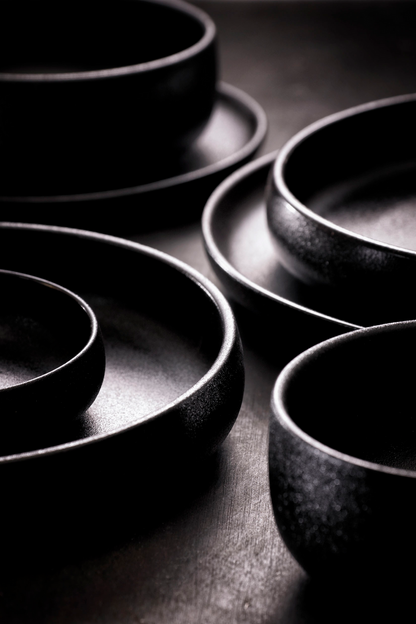 Maastricht Porselein Schaal Universe 11.5 cm 20 cl Zwart