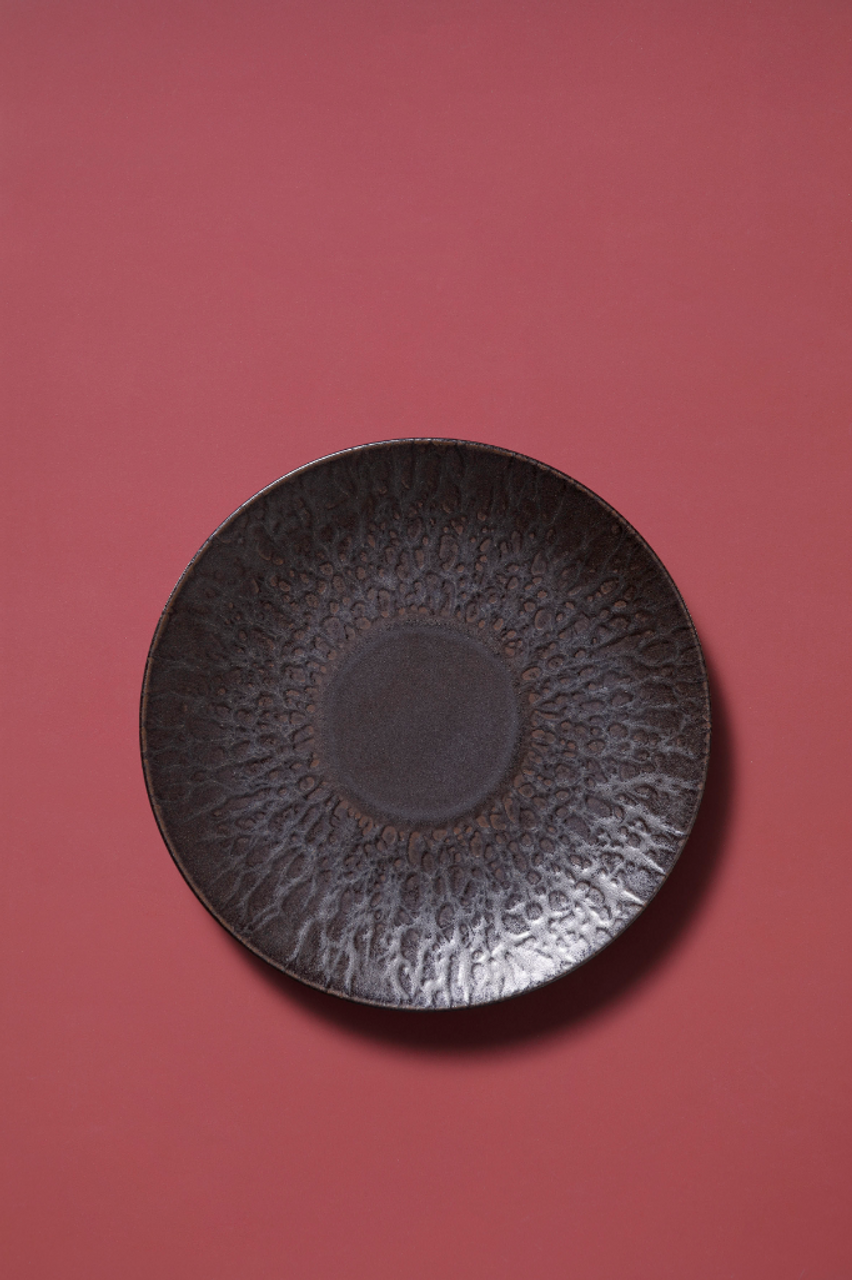 Palmer plate coupe Ruston 27 cm Stoneware Brown