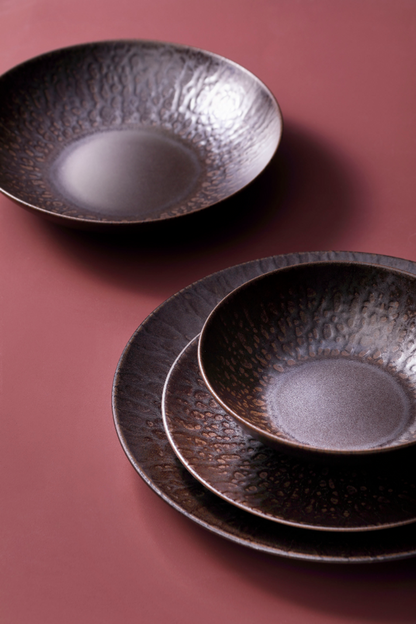 Palmer Bord Schaal Ruston 17 cm Stoneware Bruin