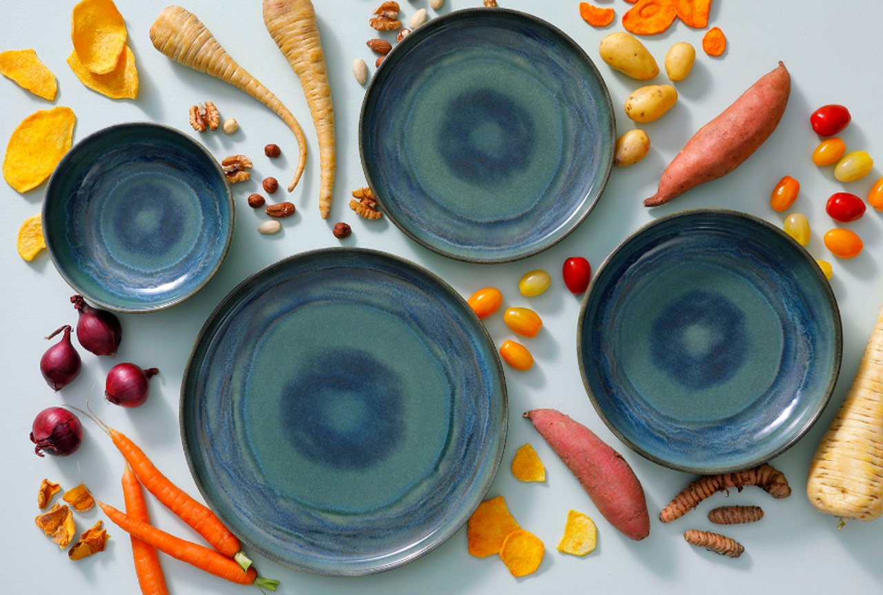 Palmer plate Miami 22 cm Stoneware Green