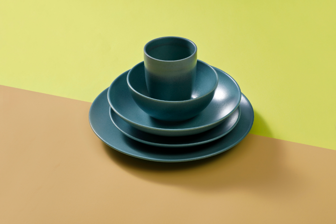 Mammoet Schaal Spirit 15 cm Stoneware Groen