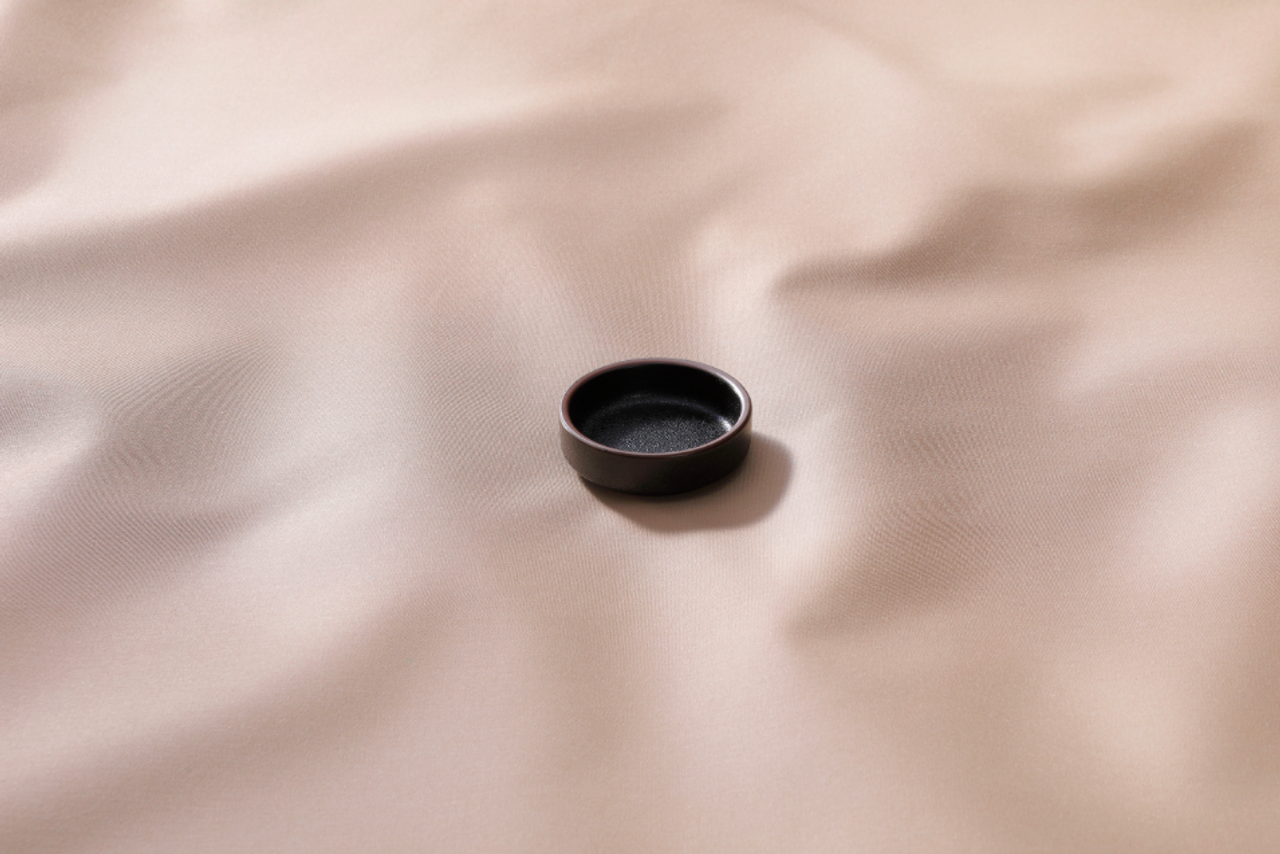 Maastricht Porselein Bowl Low Cafe Noir 6.5 cm Black