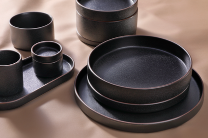 Maastricht Porselein plate Cafe Noir 21 cm Black