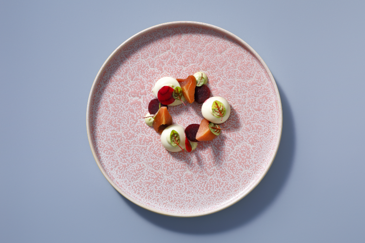 Palmer plate Coco 14.5 cm Porcelain Pink