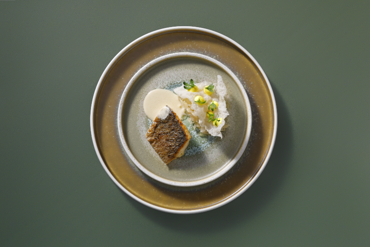 Palmer Bord Coco 26 cm Porselein Groen