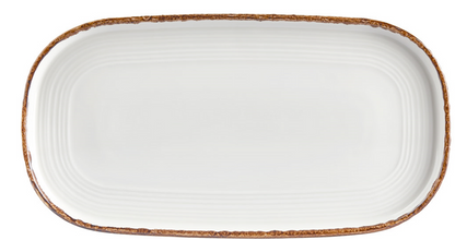By Bone Bord Helix Gleam 30 x 16 cm Porcelain Creme