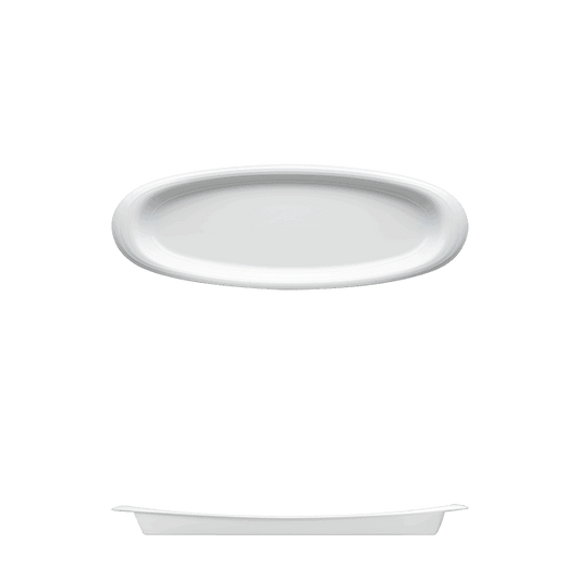 Oval Platter | Catalog Number: 010 0038 | Dimensions: 19 1/2 x 7 in (49 x 18 cm)
