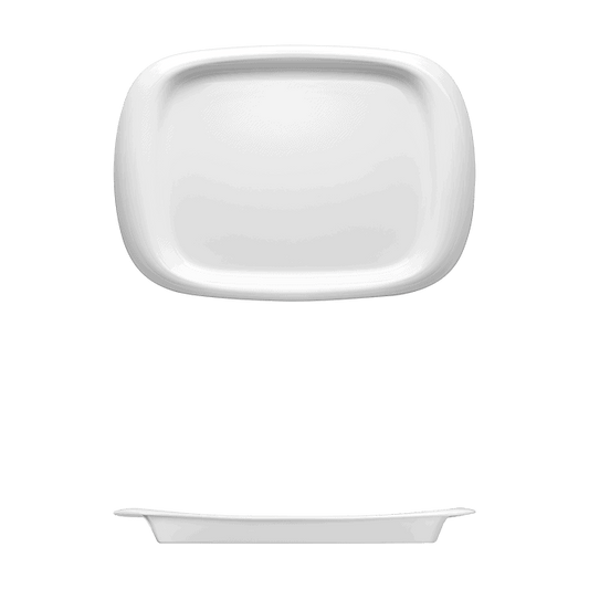Rectangular Platter | Catalog Number: 010 0049 | Dimensions: 11 5/8 x 8 1/4 in (29 x 21 cm)