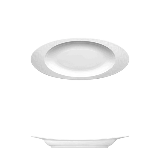 Oval Platter | Catalog Number: 046 0039 | Dimensions: 15 1/8 x 7 3/4 in (38 x 20 cm)