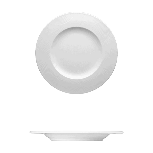 Round Plate | Catalog Number: 046 0010 | Dimensions: 11 3/8 in (29 cm)