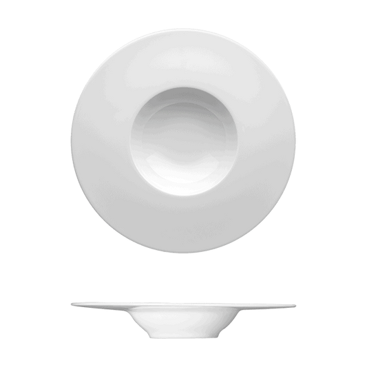 Deep Gourmet Plate | Catalog Number: 046 1429 | Dimensions: 9 7/8 in (25 cm) 6 fl oz (177 ml)